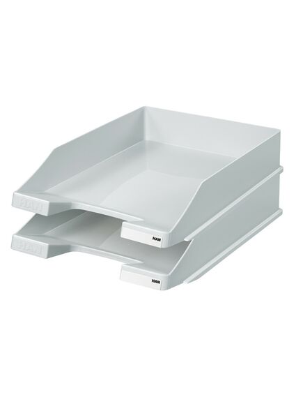 Tavita de birou A4, plastic, gri deschis, HAN Standard, Culoare: Gri deschis-[2]