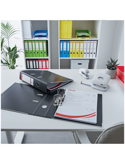 Biblioraft A4 plastifiat PP/PP, 7.5 cm, galben vivida, ESSELTE NO. 1 Power, Culoare: Galben vivida-[3]