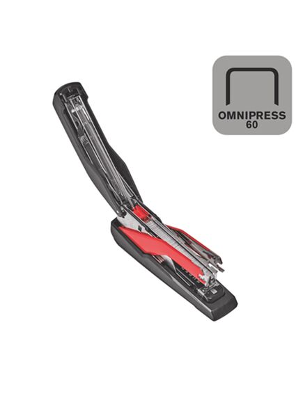 Capsator de birou, 60 coli, metal, negru, Rapid Omnipress SO60-[3]