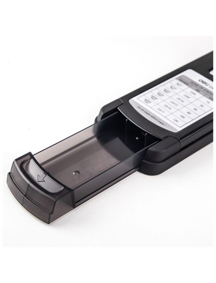 Capsator profesional, 120 coli, capse 23/17, metal, negru, DELI Power Saving-[5]