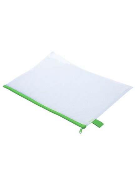 Mapa plastic, cu fermoar, A4, DELI-[3]