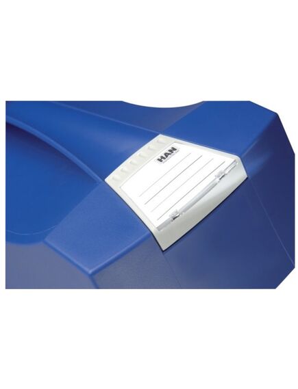 Suport pentru 20 dosare suspendate, cu capac, albastru, HAN Swing Plus, Culoare: Albastru-[2]