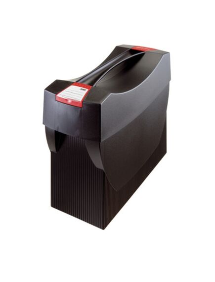 Suport pentru 20 dosare suspendate, cu capac, negru, HAN Swing Plus, Culoare: Negru-[2]