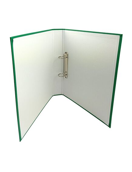 Caiet mecanic A4, 2 inele, 25 mm, carton, cu buzunar, verde, STANDARD, Culoare: Verde-[3]