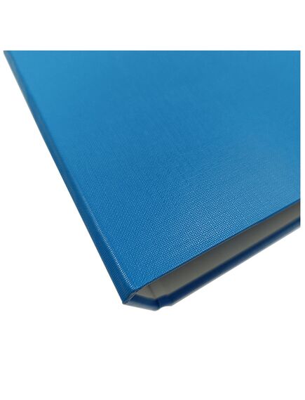 Caiet mecanic A4, 2 inele, 25 mm, cu buzunar, albastru, STANDARD, Culoare: Albastru-[3]