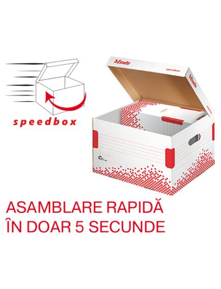 Container arhivare cu capac ESSELTE Speedbox M-[4]