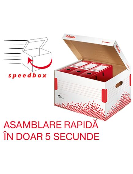 Container de arhivare 5 bibliorafturi ESSELTE Speedbox-[3]