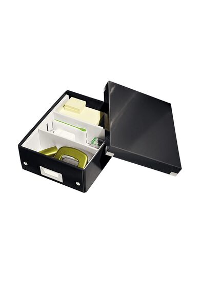 Cutie organizare mica, 220x100x280 mm, negru, LEITZ WOW Click&Store, Culoare: Negru-[3]