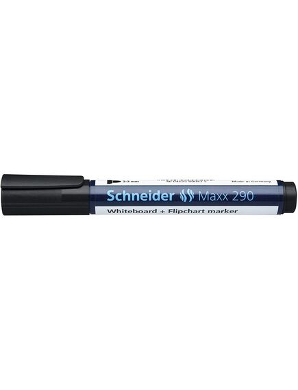 Marker whiteboard, varf 2-3mm, negru, SCHNEIDER Maxx 290, Culoare: Negru-[2]