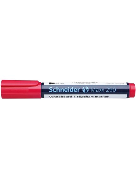 Marker whiteboard, varf 2-3mm, rosu, SCHNEIDER Maxx 290, Culoare: Rosu-[2]