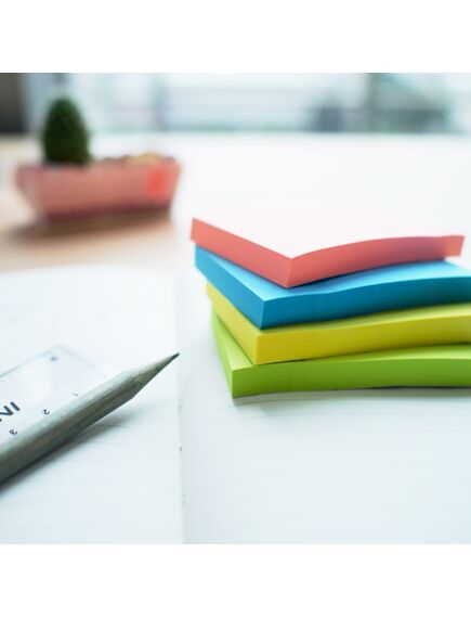Notes autoadeziv extra-sticky 76x76 mm, 90 file, galben, STICK'N Neon, Culoare: Galben-[3]
