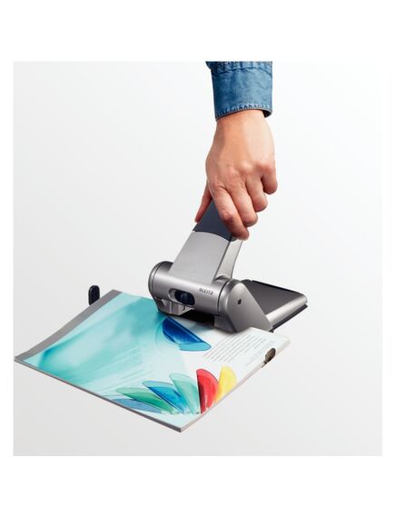 Perforator de mare capacitate, 65 coli, metalic, argintiu, LEITZ 5180, Culoare: Argintiu-[4]