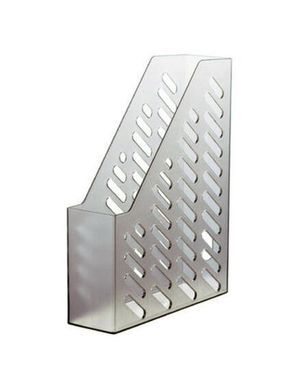 Suport vertical din plastic transparent, HAN Klassik, Culoare: Transparent gri-[2]