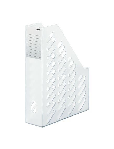 Suport vertical din plastic transparent, HAN Klassik, Culoare: Transparent mat-[2]