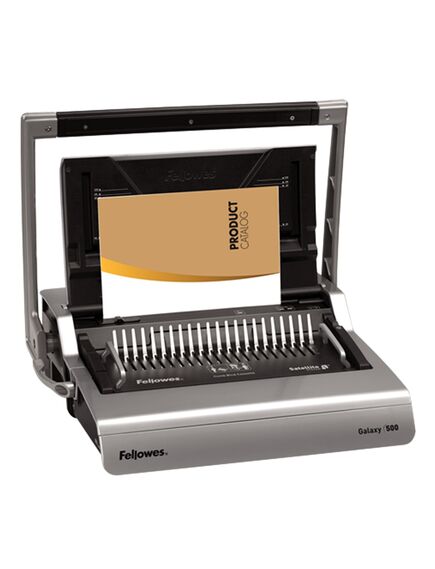 Aparat de indosariat manual, inele palstic, max. 500 coli, FELLOWES Galaxy 500-[2]