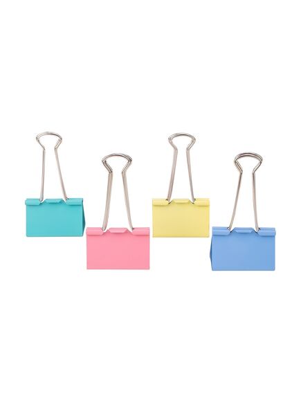 Clips color 19 mm, 40 buc./cutie, DELI-[2]