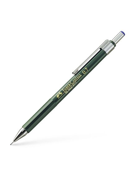 Creion mecanic, 0.7mm, verde, FABER-CASTELL TK-FINE-[2]