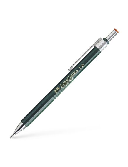 Creion mecanic, 1.0mm, verde, FABER-CASTELL TK-FINE-[2]