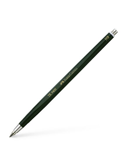 Creion mecanic 2 mm, HB, verde, FABER-CASTELL, TK 9400-[2]
