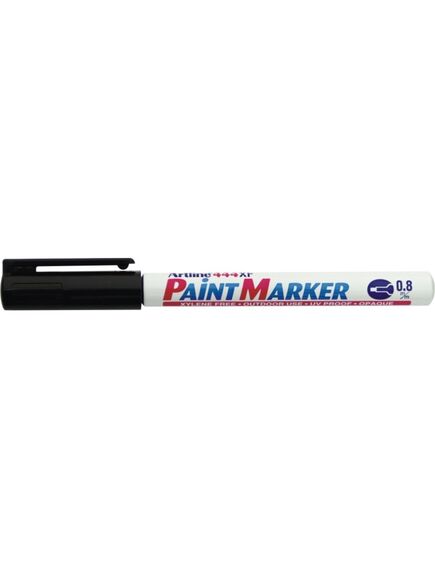 Marker cu vopsea, varf 0.8 mm, negru, ARTLINE 444XF, Culoare: Negru-[2]