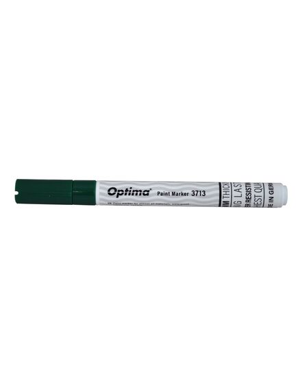 Marker cu vopsea, varf rotund 1-2mm, verde, Optima Paint 3713, Culoare: Verde-[2]