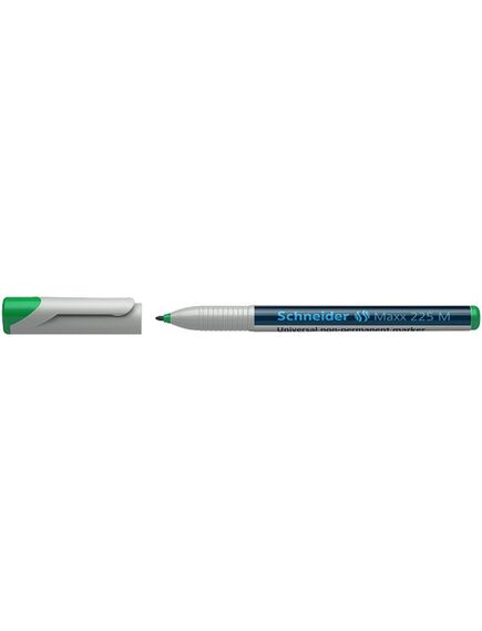 Marker OH nepermanent, 1.0 mm, verde, SCHNEIDER Maxx 225 M, Culoare: Verde-[2]