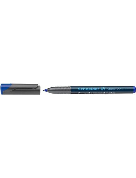 Marker permanent SCHNEIDER Maxx 222 F, albastru, Culoare: Albastru-[2]
