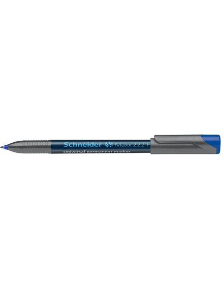 Marker permanent SCHNEIDER Maxx 222 F, albastru, Culoare: Albastru-[3]