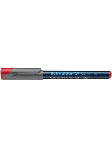 Marker permanent SCHNEIDER Maxx 222 F, rosu, Culoare: Rosu-[3]