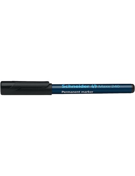 Marker permanent, varf 1-2mm, negru, SCHNEIDER Maxx 240, Culoare: Negru-[3]