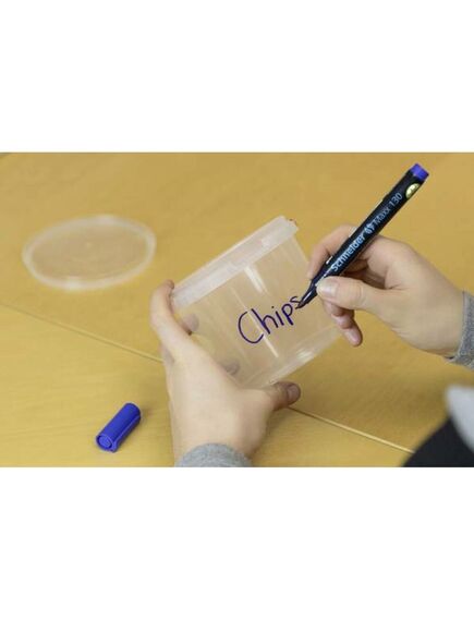 Marker permanent, varf rotund 1-3mm, 4 culori/set, SCHNEIDER Maxx 130-[4]