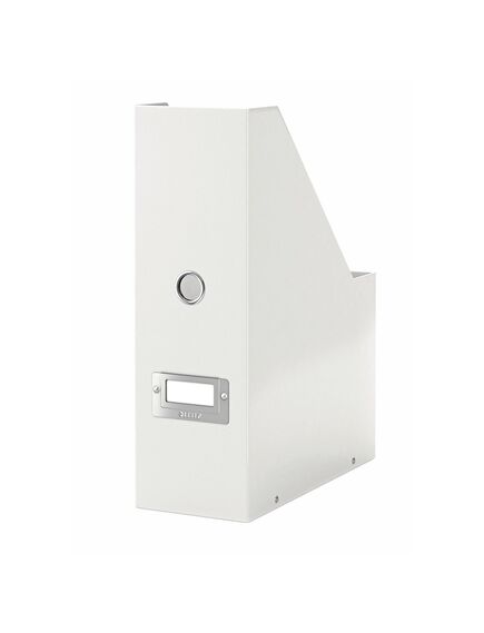 Suport vertical din carton laminat, cataloage, alb, LEITZ WOW, Culoare: Alb-[2]