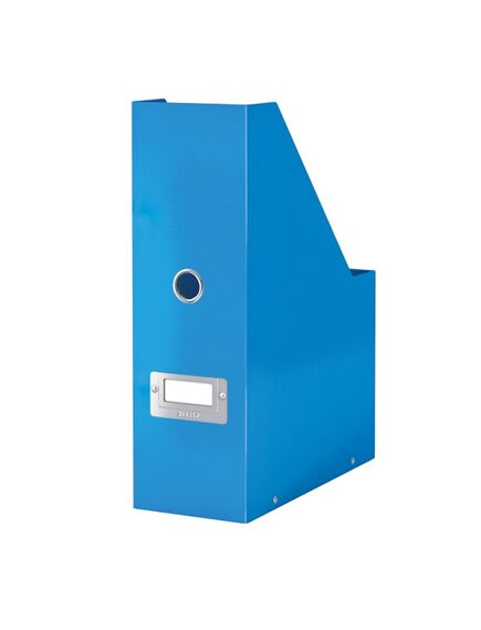 Suport vertical din carton laminat, cataloage, albastru, LEITZ WOW, Culoare: Albastru-[2]
