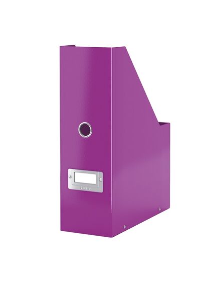 Suport vertical din carton laminat, cataloage, mov, LEITZ WOW, Culoare: Mov-[2]