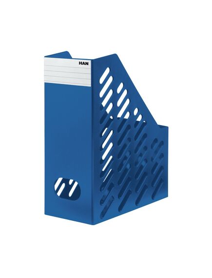 Suport vertical pentru cataloage, A4, albastru, HAN Klassik XXL, Culoare: Albastru-[2]