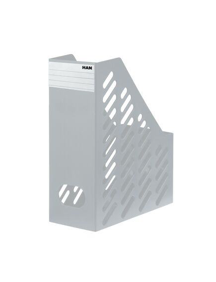 Suport vertical pentru cataloage, A4, gri, HAN Klassik XXL, Culoare: Gri-[2]