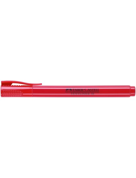 Textmarker, varf tesit 1-4 mm, rosu, FABER-CASTELL 38, Culoare: Rosu-[2]