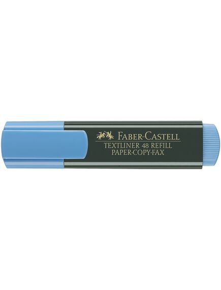 Textmarker, varf tesit 1-5 mm, albastru, FABER-CASTELL 1548, Culoare: Albastru-[2]