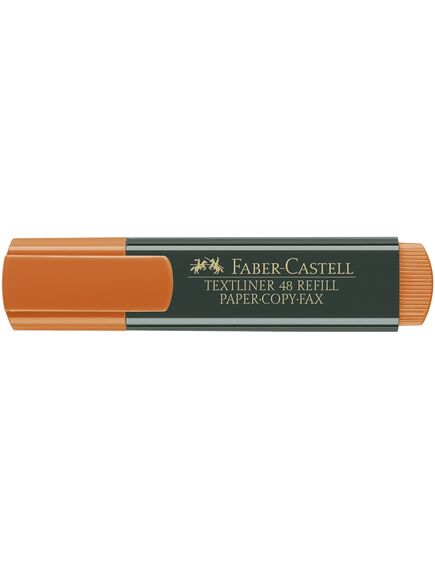 Textmarker, varf tesit 1-5 mm, portocaliu, FABER-CASTELL 1548, Culoare: Portocaliu-[2]