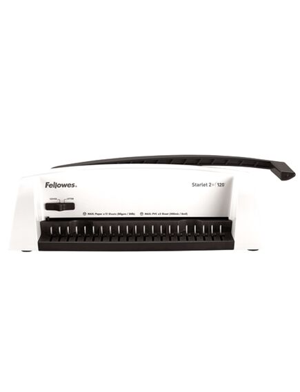 Aparat de indosariat manual, inele plastic, max. 120 coli, FELLOWES STARLET 2+-[2]