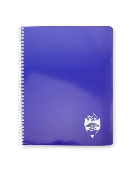 Caiet cu spira A4, 120 file, matematica, Atinge Excelenta DACO, Liniatura: Matematica-[2]