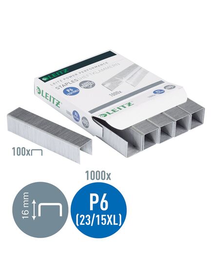Capse 23/15XL, 1000 buc/cutie, LEITZ Power P6-[2]