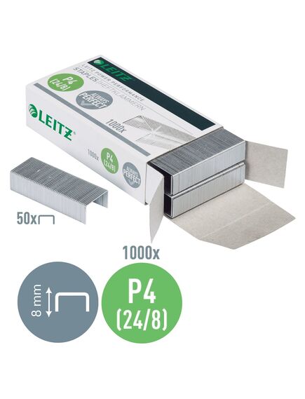 Capse 24/8, 1000 buc/cutie, LEITZ Power P4-[3]