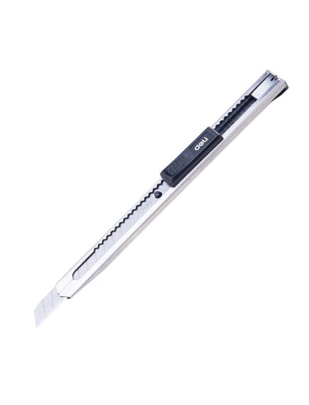 Cutter mic 9 mm, sina metalica, 2058 DELI-[2]