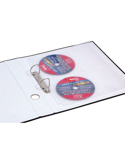 File protectie pentru 4 CD-uri, A4, 160 microni, 25 buc/set, DONAU-[2]