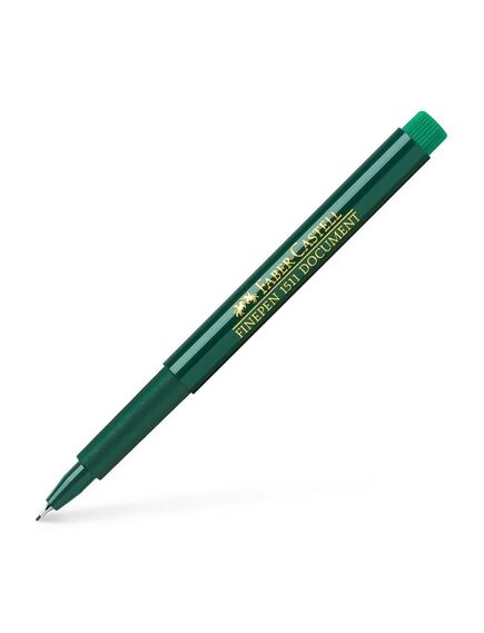 Liner 0.4 mm, verde, Finepen 1511 FABER-CASTELL, Culoare: Verde-[2]