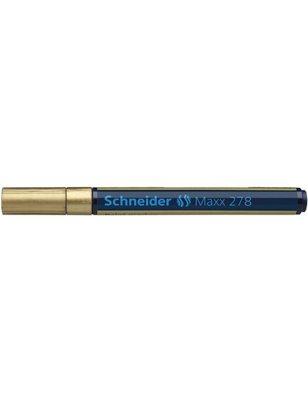 Marker cu vopsea, varf 0.8 mm, auriu, SCHNEIDER Maxx 278, Culoare: Auriu-[2]