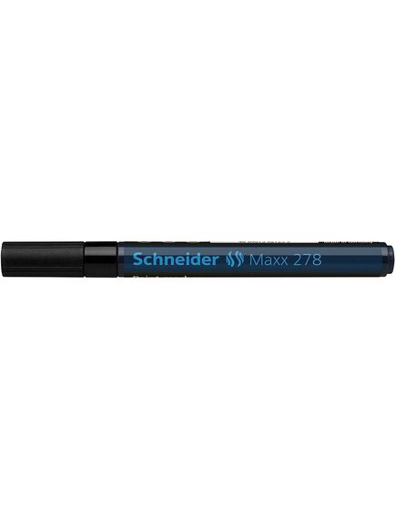 Marker cu vopsea, varf 0.8 mm, negru, SCHNEIDER Maxx 278, Culoare: Negru-[2]