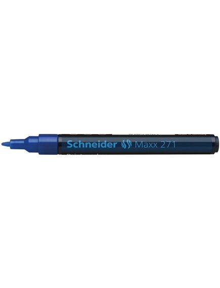 Marker cu vopsea, varf 1-2 mm, albastru, SCHNEIDER Maxx 271, Culoare: Albastru-[2]