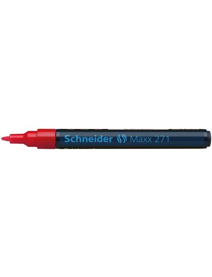 Marker cu vopsea, varf 1-2 mm, rosu, SCHNEIDER Maxx 271, Culoare: Rosu-[2]